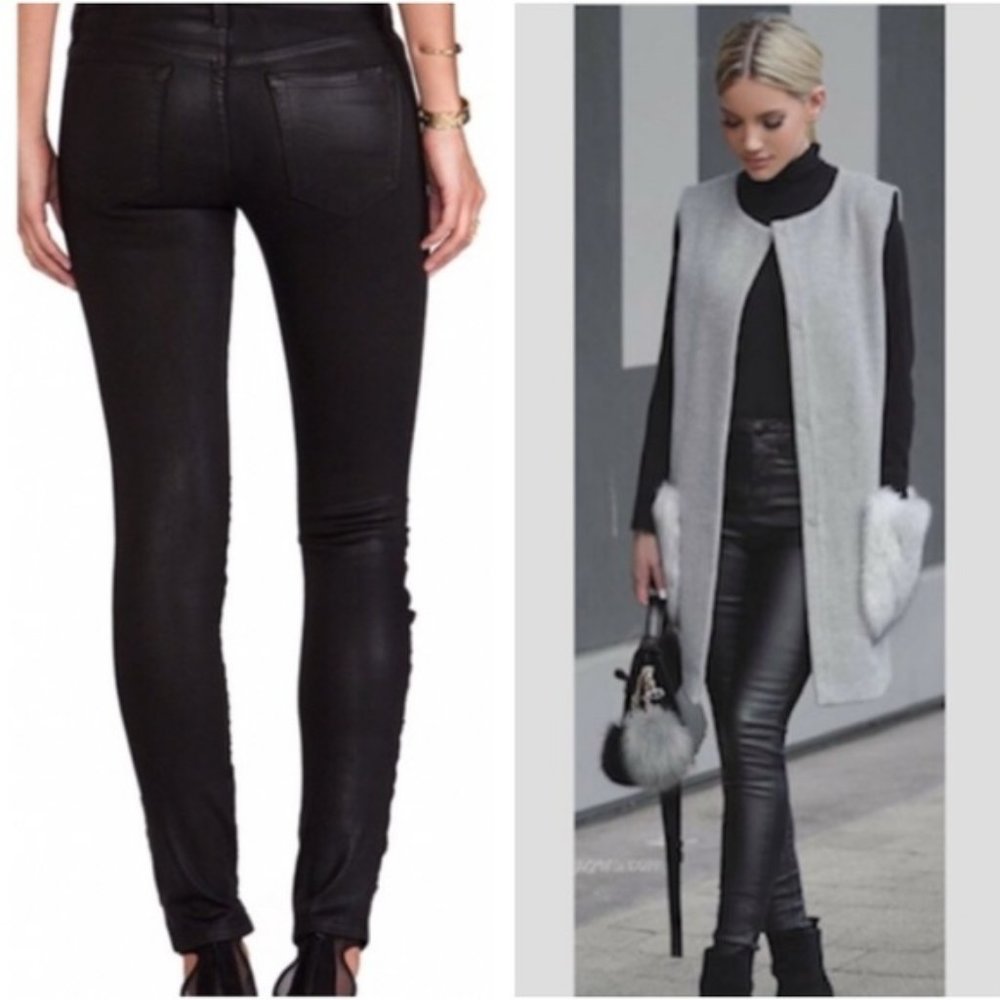 Joe's Jeans Coated Skinny Jeans